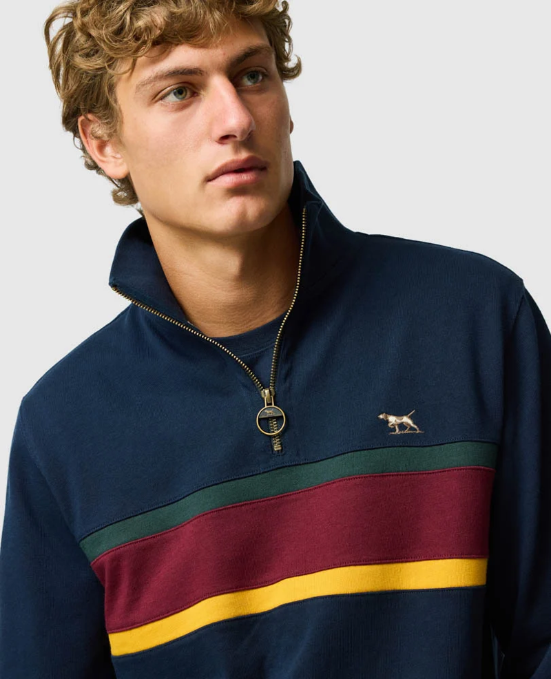 Rodd and Gunn Chesterfield Sweat in Eclipse-5