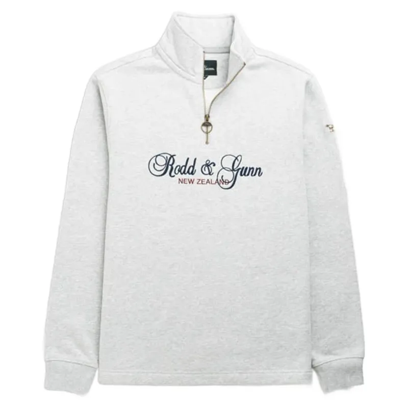 Rodd and Gunn Jubilee 1/4 Zip Sweat in Ash