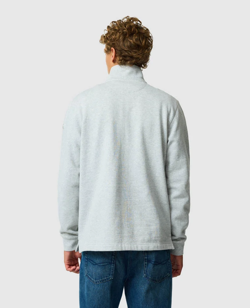 Rodd and Gunn Jubilee 1/4 Zip Sweat in Ash-2