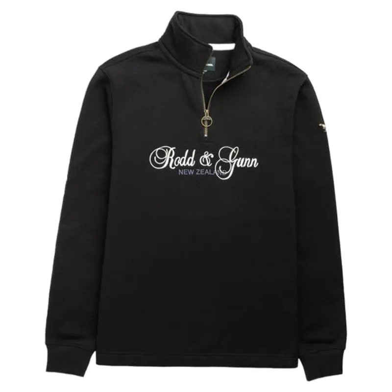 Rodd and Gunn Jubilee 1/4 Zip Sweat in Eclipse
