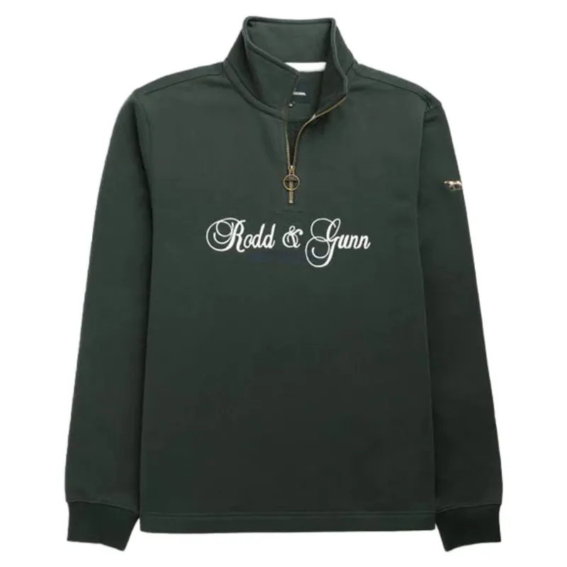 Rodd and Gunn Jubilee 1/4 Zip Sweat in Forest