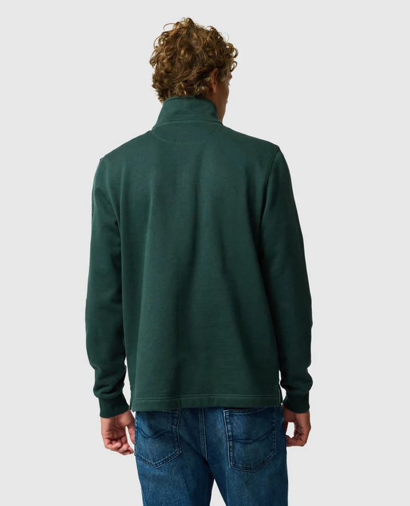 Rodd and Gunn Jubilee 1/4 Zip Sweat in Forest-2