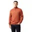 Rodd and Gunn Merrick Bay 1/4 Zip Knit in Rust