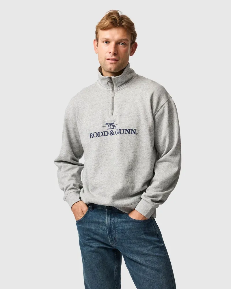 Rodd and Gunn Milford Sound Sweat in Ash-1