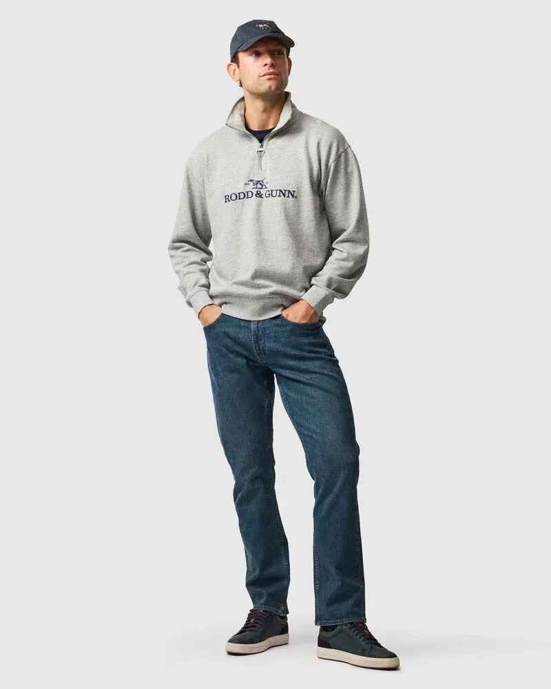 Rodd and Gunn Milford Sound Sweat in Ash-2