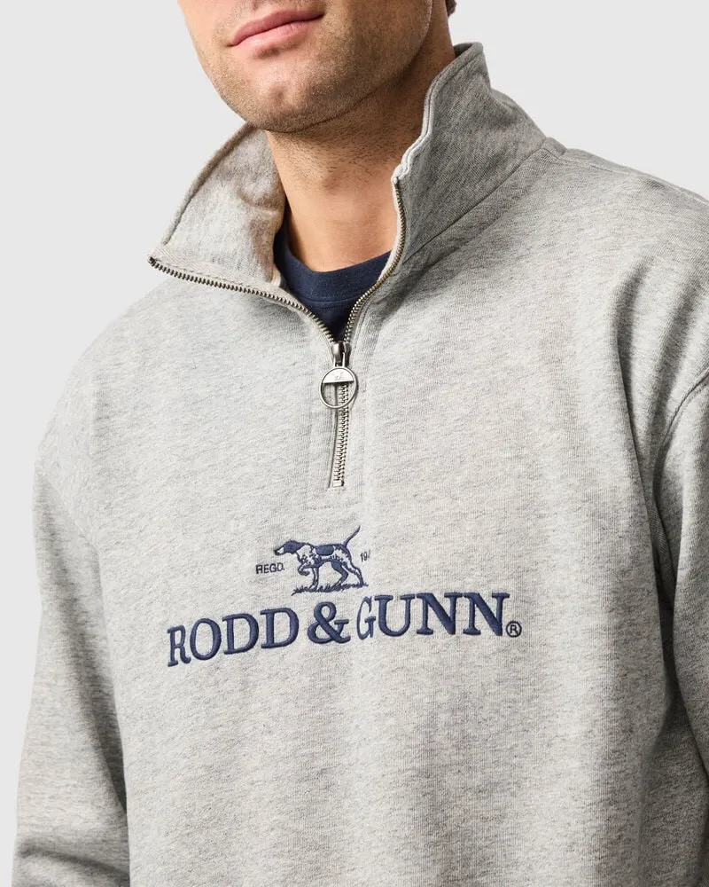 Rodd and Gunn Milford Sound Sweat in Ash-3