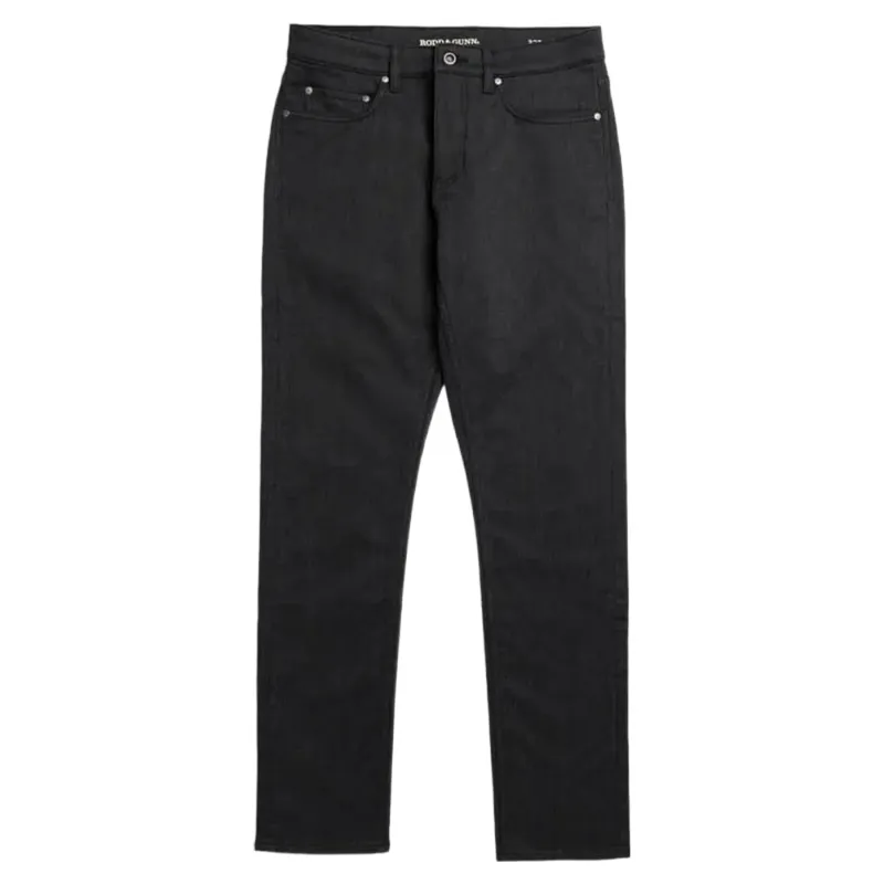 Rodd and Gunn Motion Melange Straight Fit Jean in Onyx