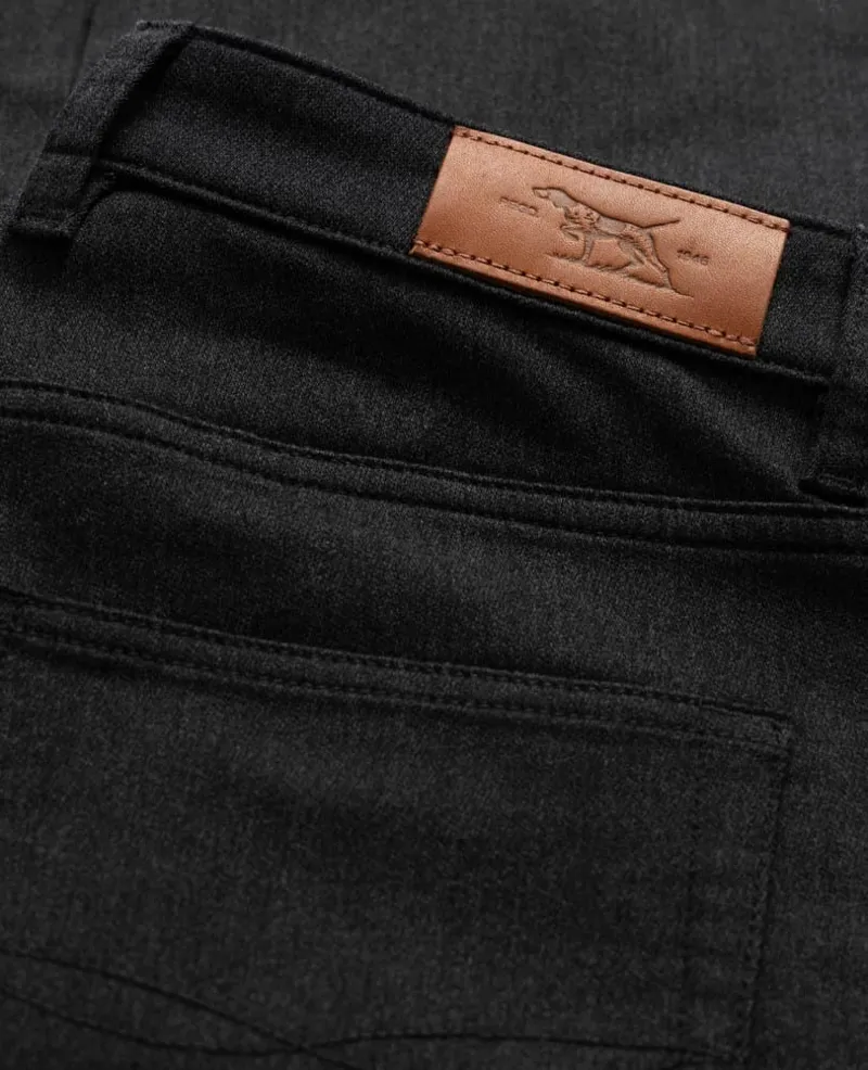 Rodd and Gunn Motion Melange Straight Fit Jean in Onyx-4