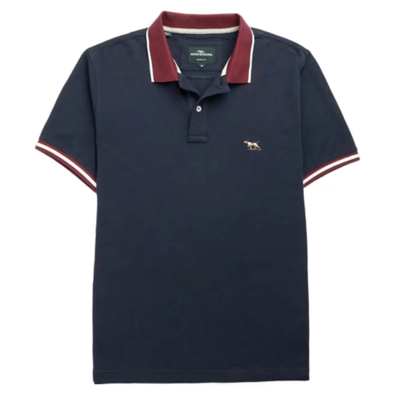 Rodd and Gunn New Lynn Sports Fit Polo in Eclipse