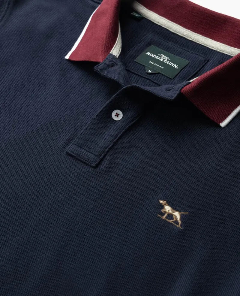 Rodd and Gunn New Lynn Sports Fit Polo in Eclipse-4