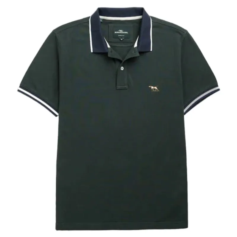 Rodd and Gunn New Lynn Sports Fit Polo in Forest