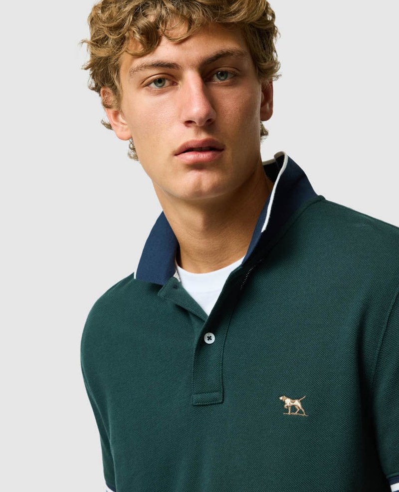 Rodd and Gunn New Lynn Sports Fit Polo in Forest-4