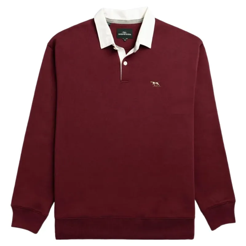 Rodd and Gunn Otago Sweatshirt in Oxblood