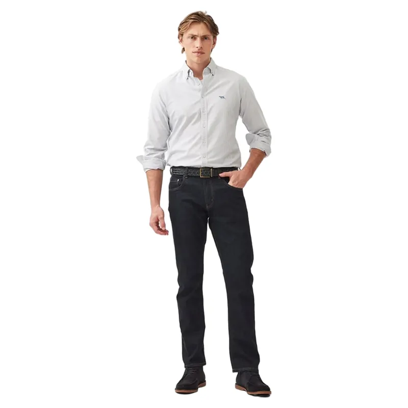 Rodd and Gunn Oxford Stripe Sports Fit Shirt in Horizon-2