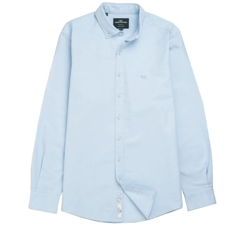 Rodd and Gunn Oxford Sports Fit Shirt Powder Blue