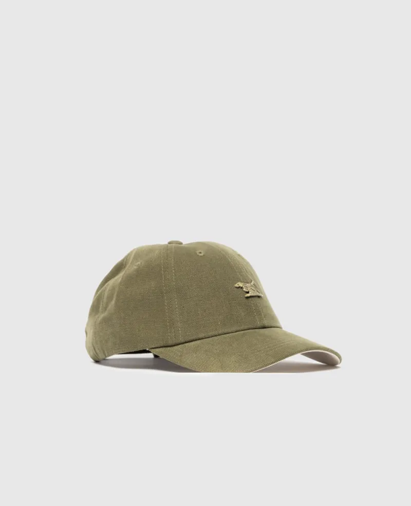 Rodd and Gunn Pinnacles Cap Dark Olive Oxford -1