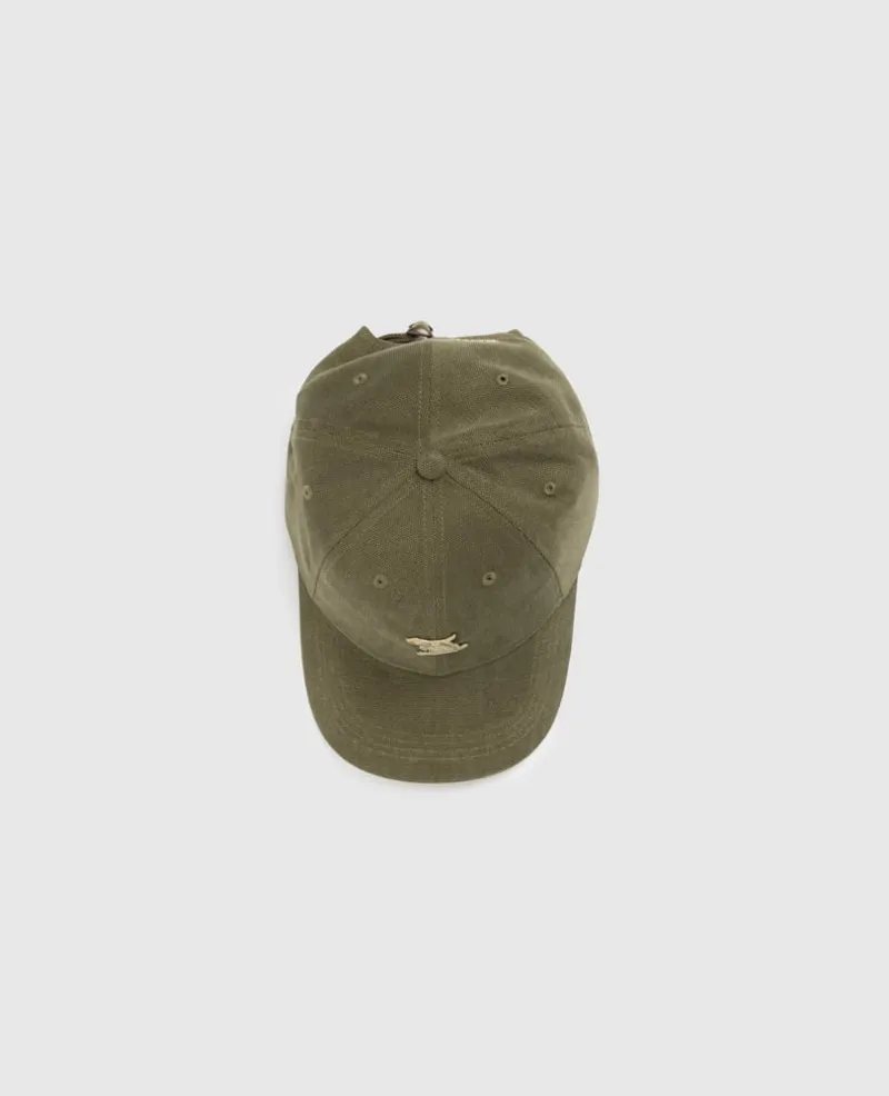 Rodd and Gunn Pinnacles Cap Dark Olive Oxford -4