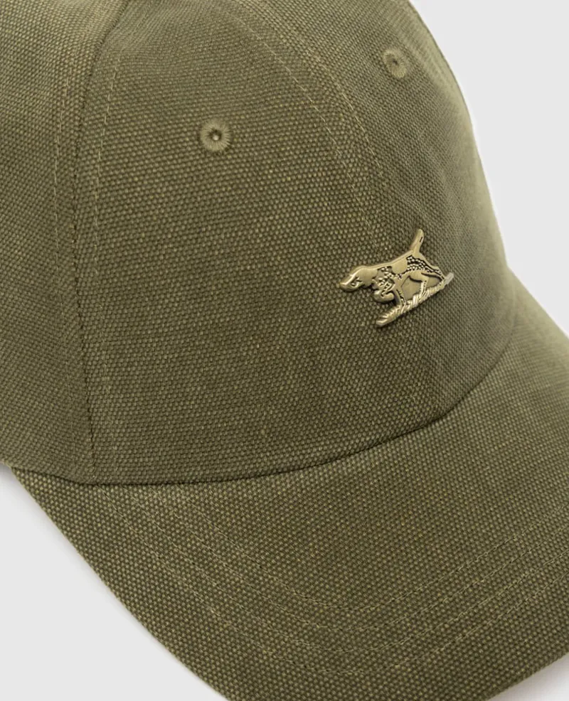 Rodd and Gunn Pinnacles Cap Dark Olive Oxford -5