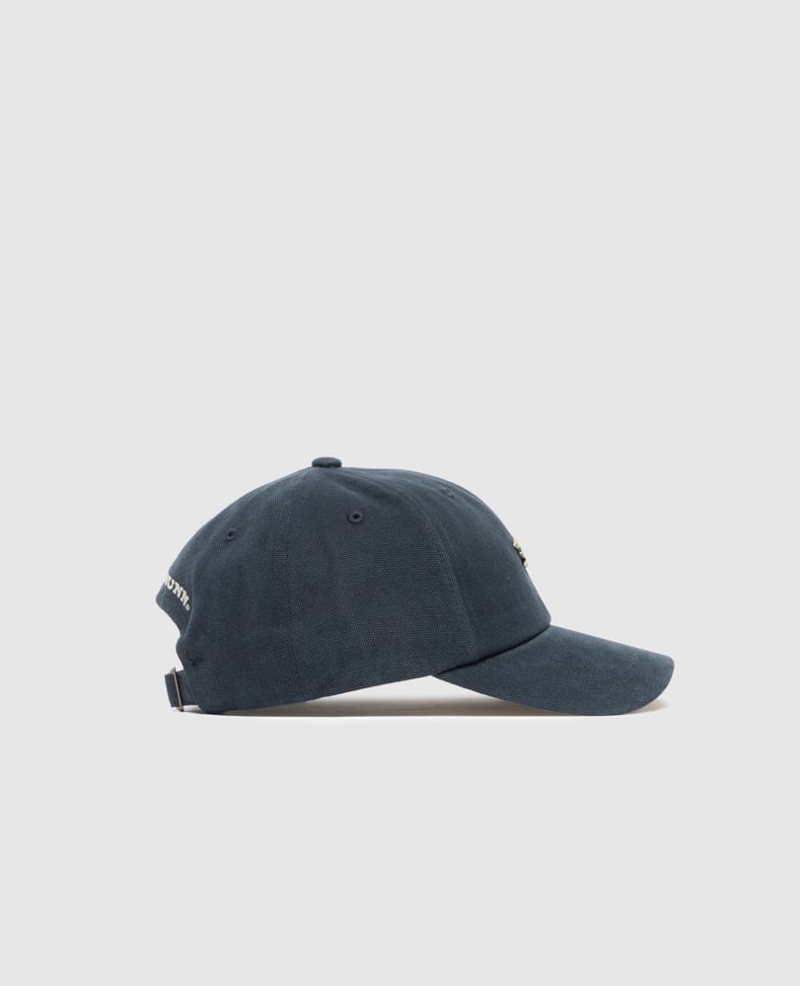 Rodd and Gunn Pinnacles Cap in Navy Oxford-3