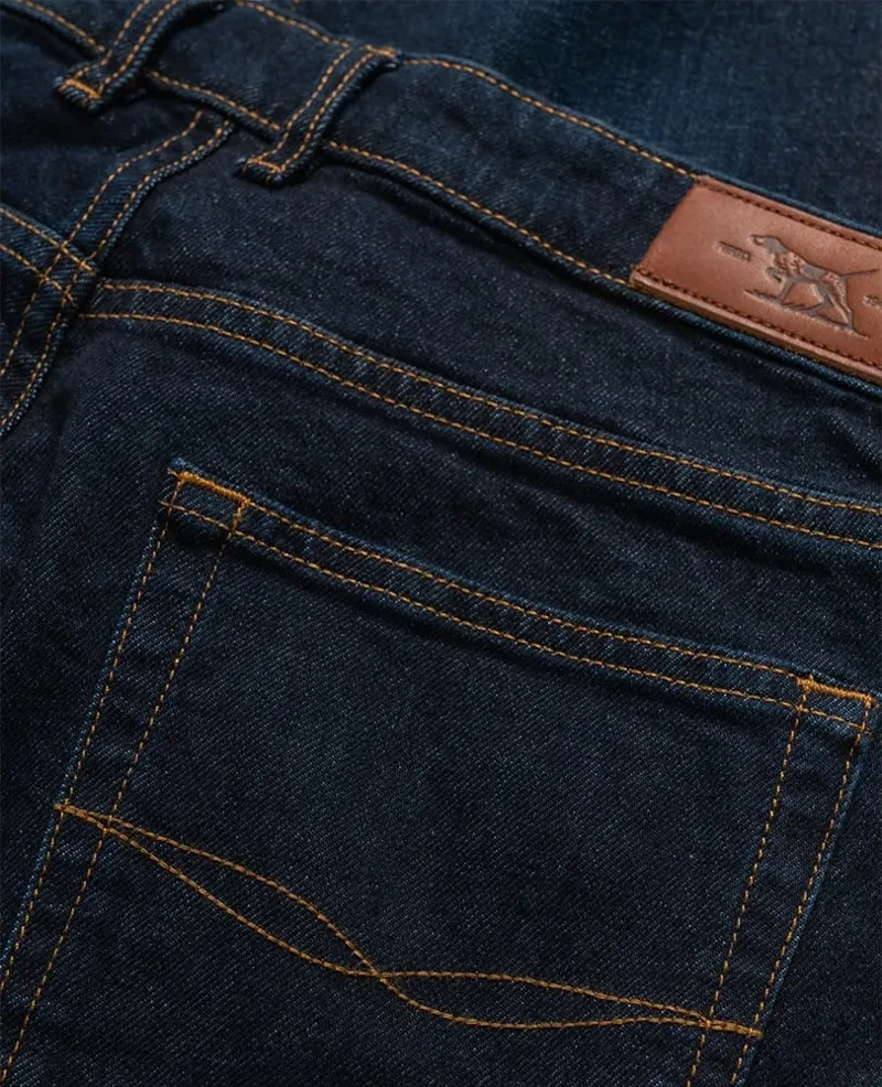 Rodd and Gunn Sutton Straight Italian Denim in Dark Blue-4
