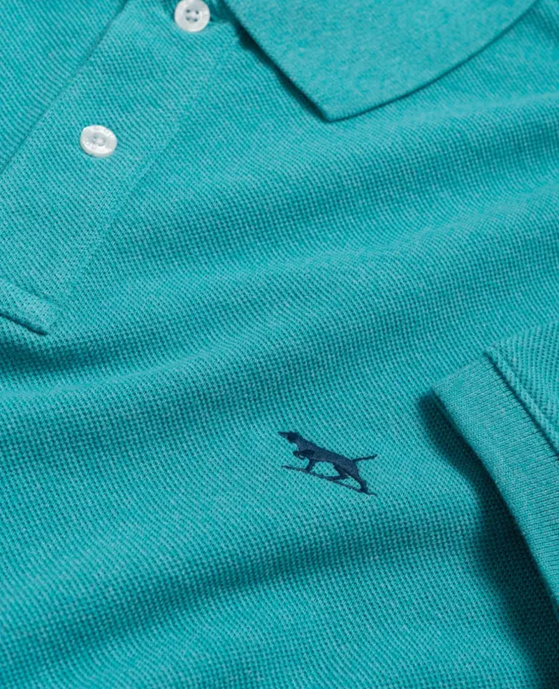 Rodd and Gunn The Gunn Sports Fit Polo in Aqua-2