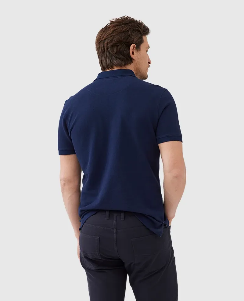 Rodd and Gunn The Gunn Sports Fit Polo in Eclipse-3