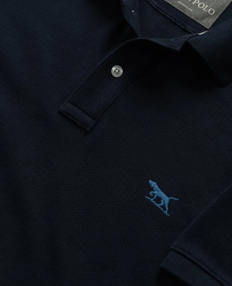 Rodd and Gunn The Gunn Sports Fit Polo in Eclipse-4
