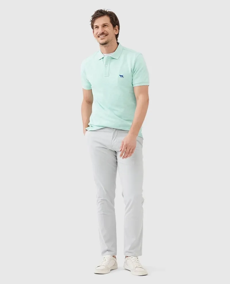 Rodd and Gunn The Gunn Sports Fit Polo in Mint-5