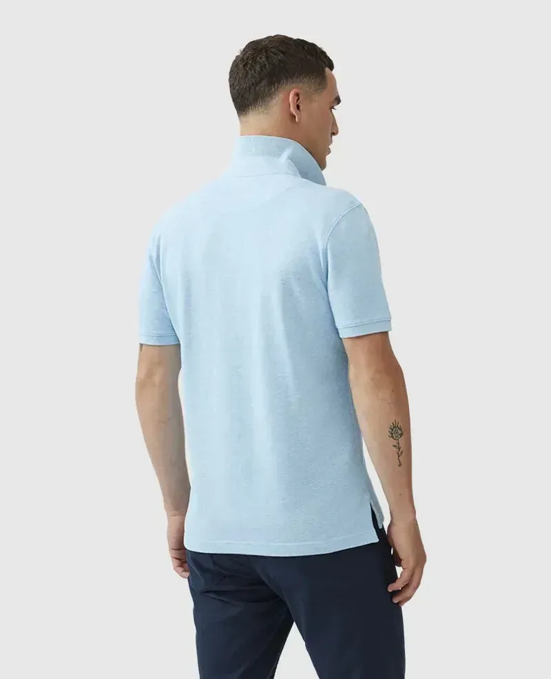 Rodd and Gunn The Gunn Sports Fit Polo in Surf-2