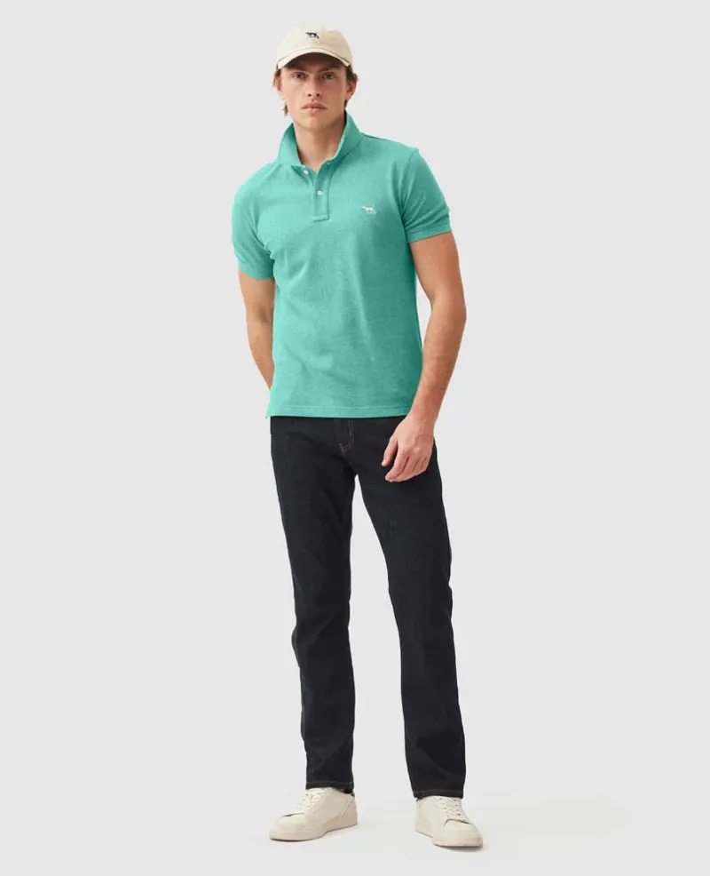Rodd and Gunn The Gunn Sports Fit Polo in Turquoise-2