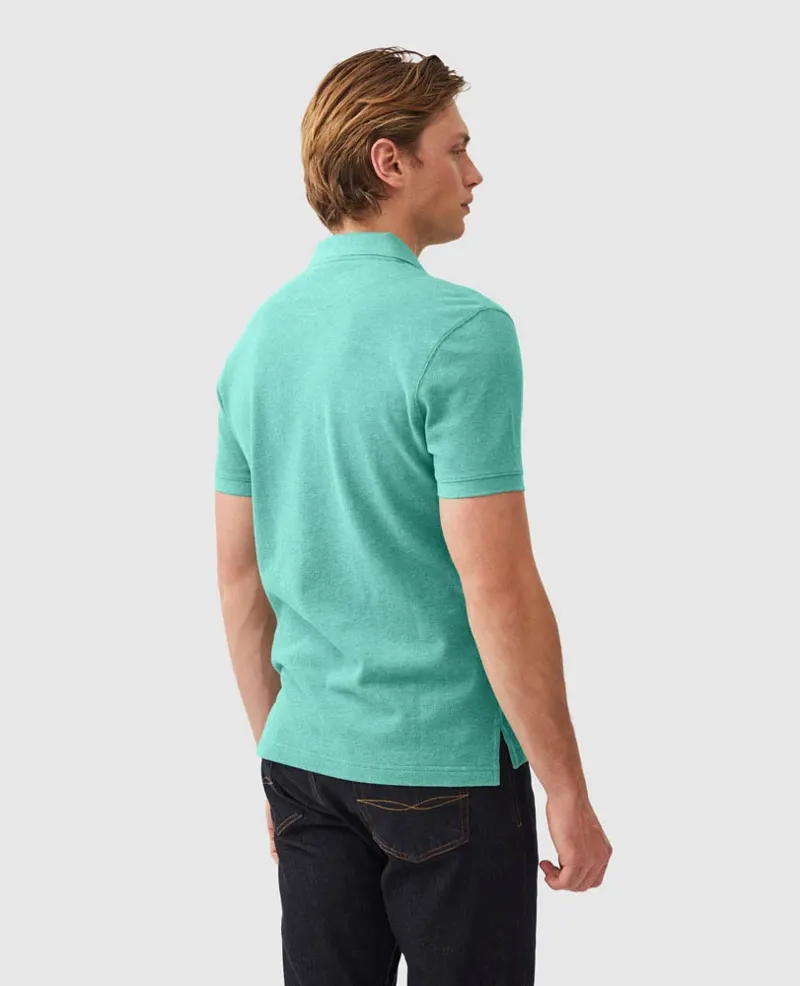 Rodd and Gunn The Gunn Sports Fit Polo in Turquoise-3