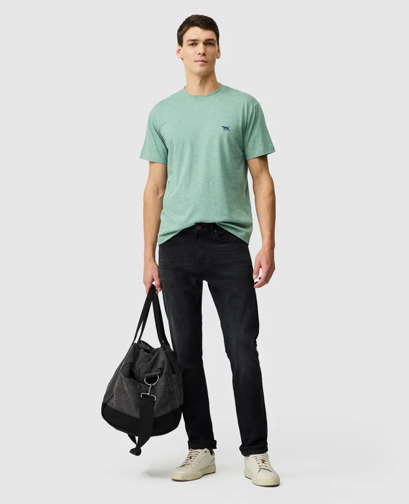 Rodd and Gunn The Gunn Sports Fit Tee 2.0 in Dusty Sage-1