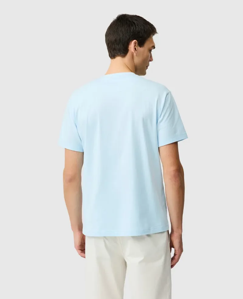 Rodd and Gunn The Gunn Sports Fit Tee 2.0 in Ice Blue-2