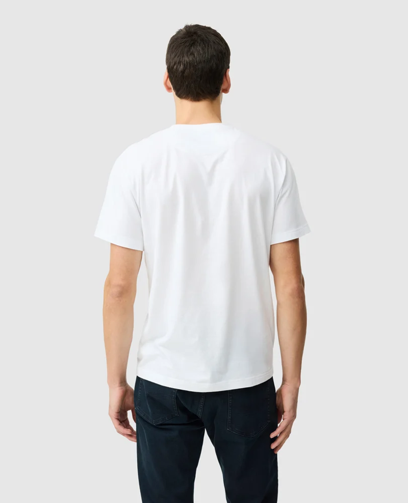 Rodd and Gunn The Gunn Sports Fit Tee 2.0 in Snow-2