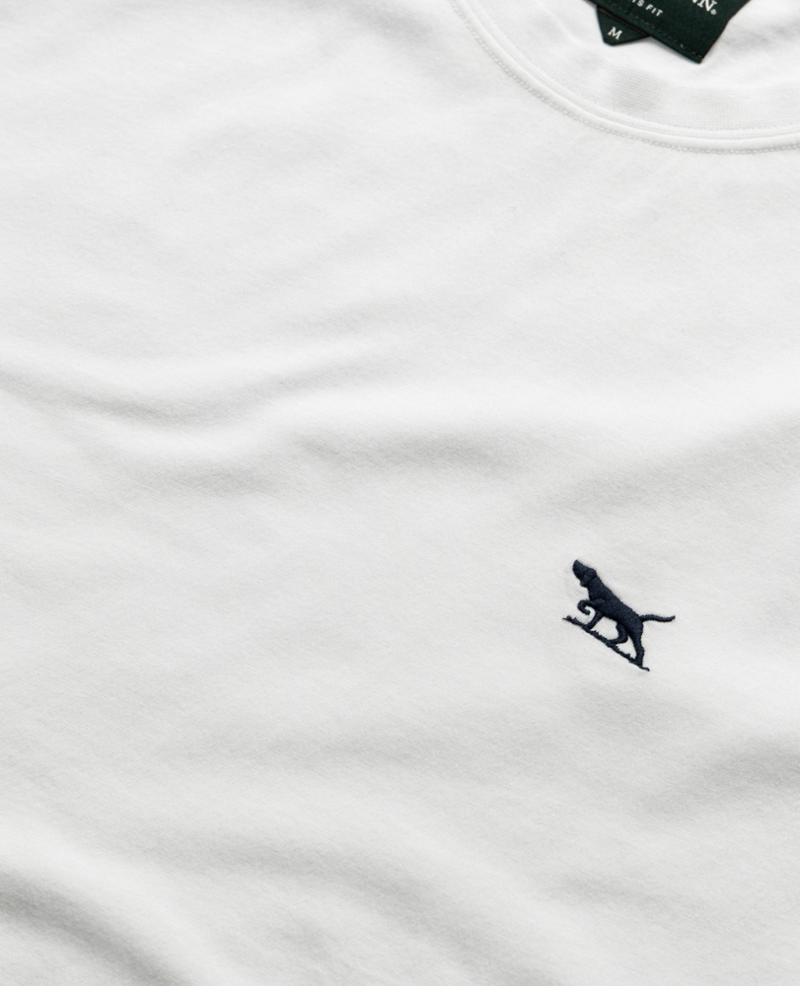 Rodd and Gunn The Gunn Sports Fit Tee 2.0 in Snow-5