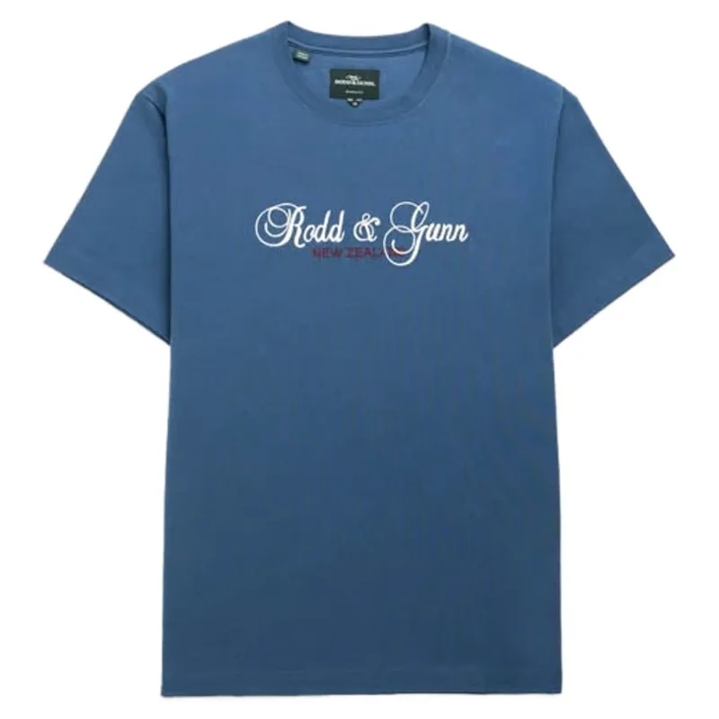 Rodd and Gunn Wendon Valley T-Shirt in Denim