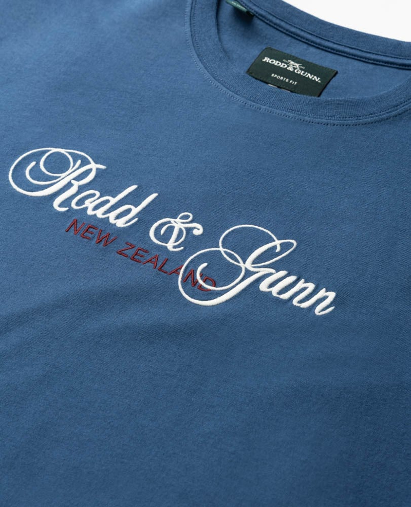 Rodd and Gunn Wendon Valley T-Shirt in Denim-4