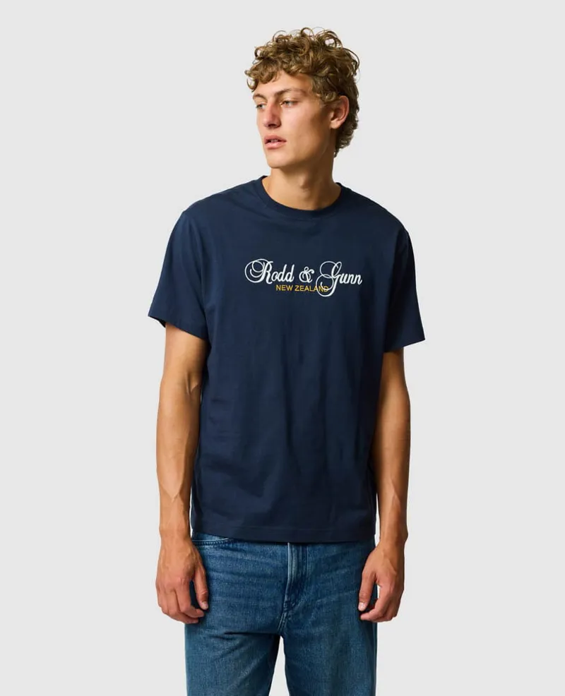 Rodd and Gunn Wendon Valley T-Shirt in Eclipse-1