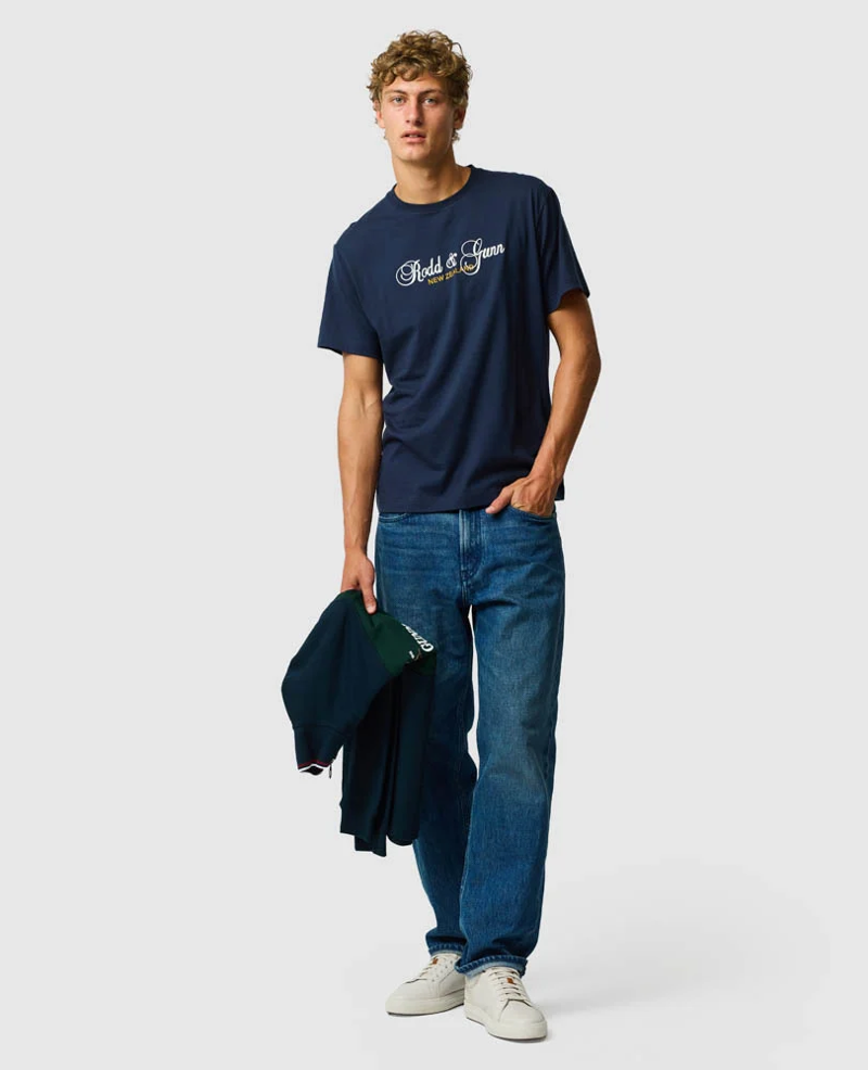 Rodd and Gunn Wendon Valley T-Shirt in Eclipse-3