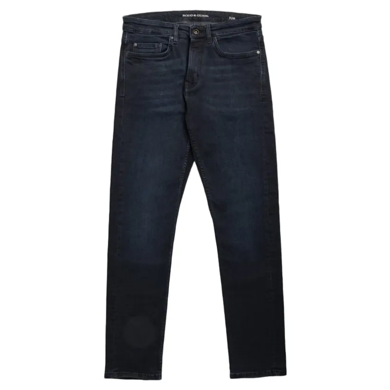 Rodd and Gunn Weston Straight Italian Denim in Blue/Black