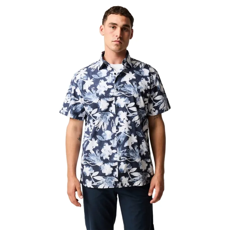 Rodd and Gunn Windstock Short Sleeve Shirt in Ink