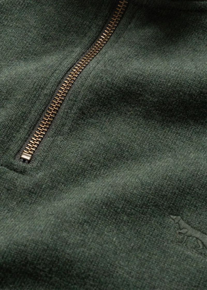 Rodd and Gunn Alton Ave 1/4 Zip Sweat in Forest-5