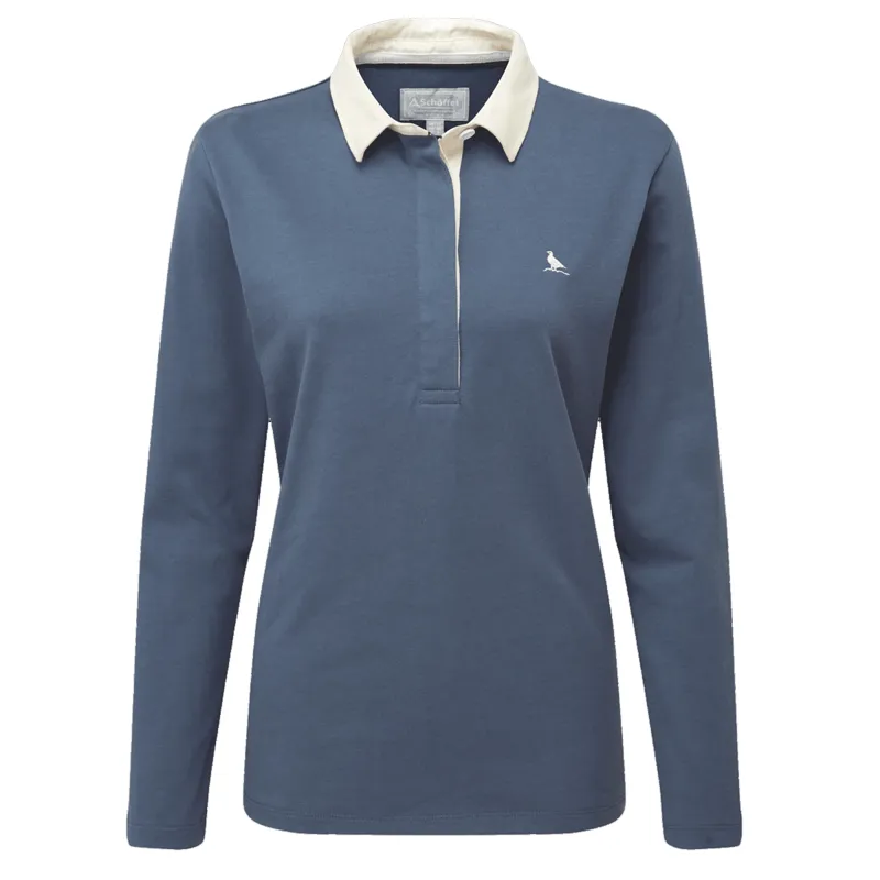 Schoffel Chapel Porth Rugby Shirt Vintage Navy