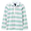 Crew Stripe Rugby Shirt Sea Pink
