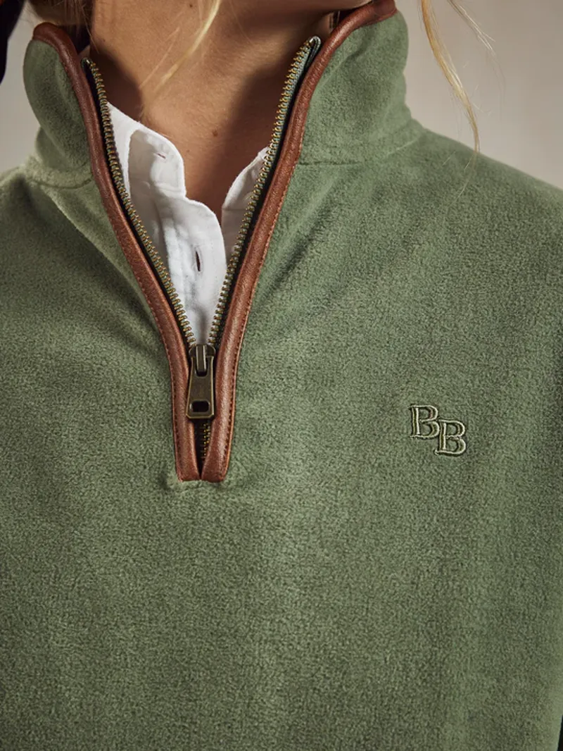 Beaumont and Bear Topsham Unisex Fleece Sage-2