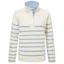 Schoffel Sandown Sweatshirt Pale Stone Stripe