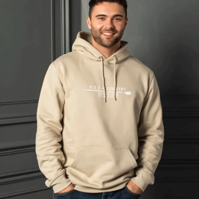 POSH Country Henley Hoodie Sandstone