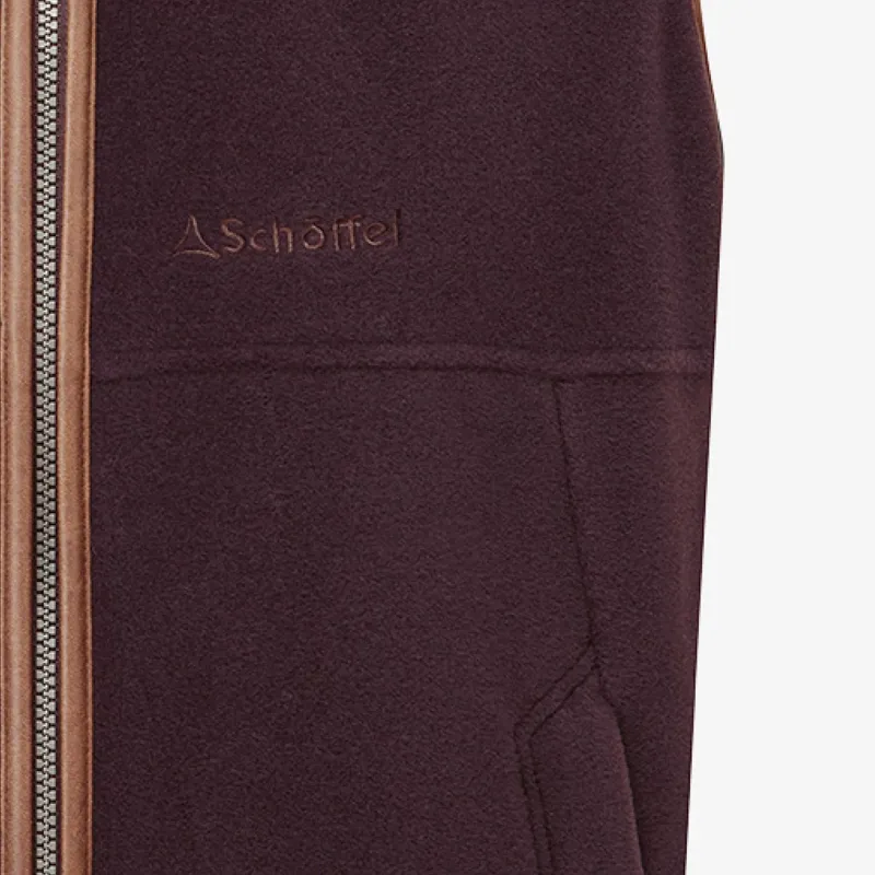 Schoffel Oakham Fleece Gilet Port-2
