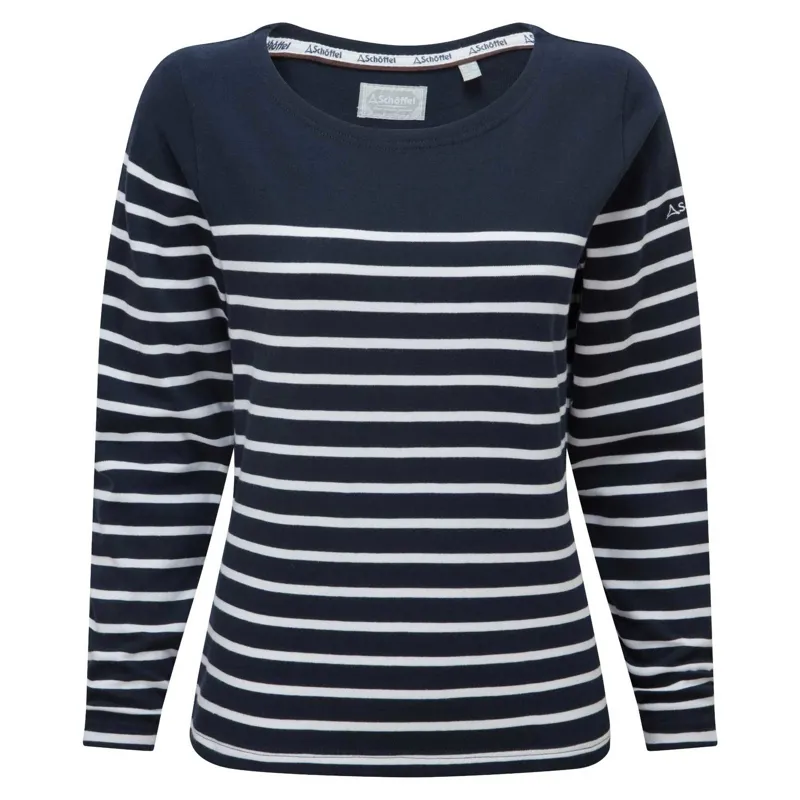 Schoffel Beauport Top Navy Stripe