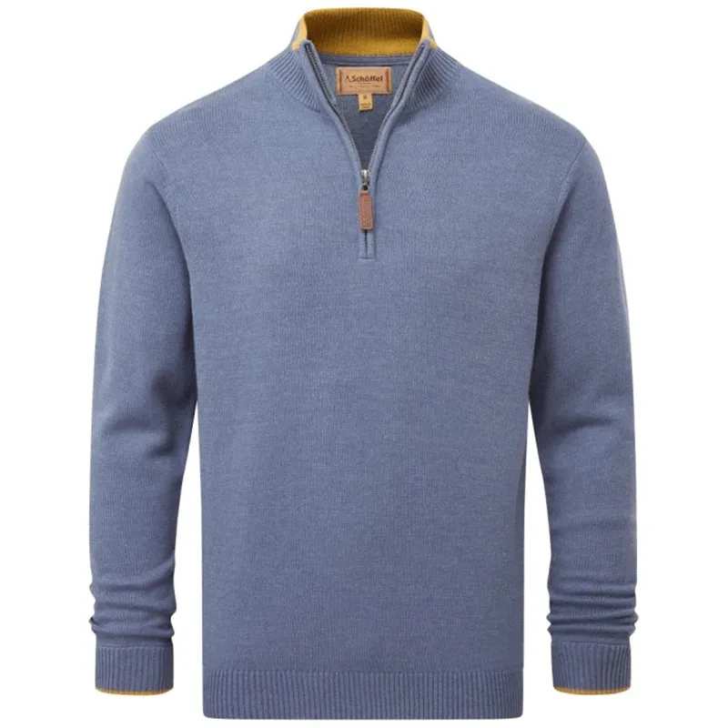 Schoffel Blair Quarter Zip Jumper Vintage Navy